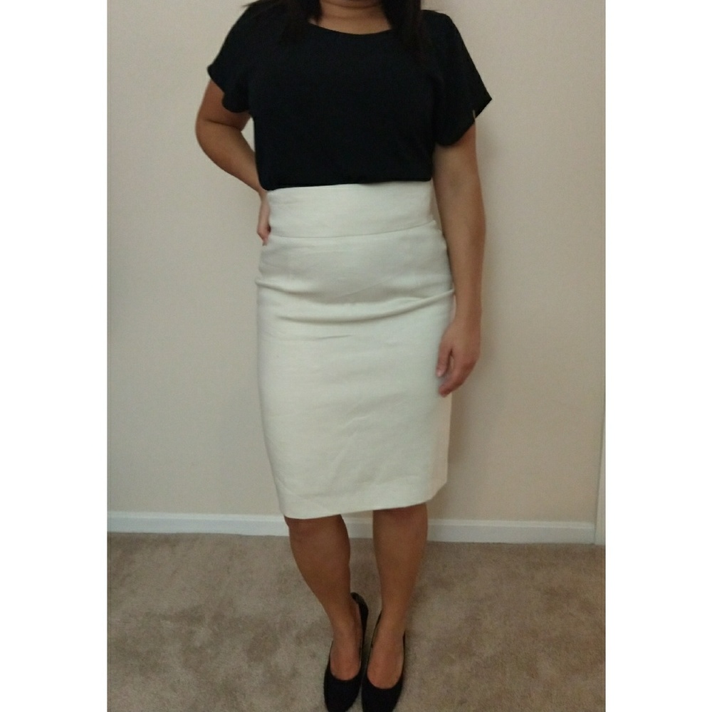 NWT tan Antonio Melani pencil skirt